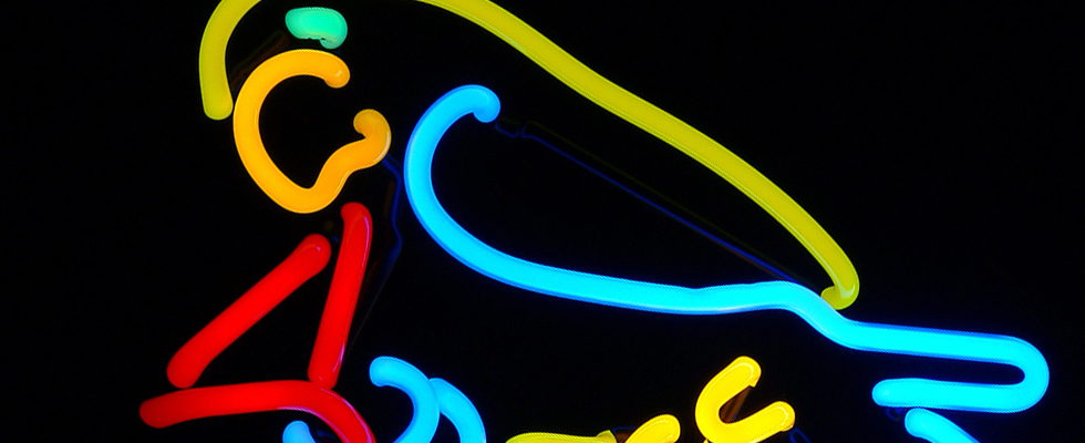 Neon figure